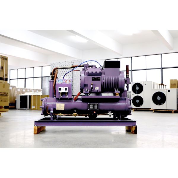Easy-Maintenance Copeland Scroll Compressor Condensing Unit | Water-Cooled for Industrial Refrigeration