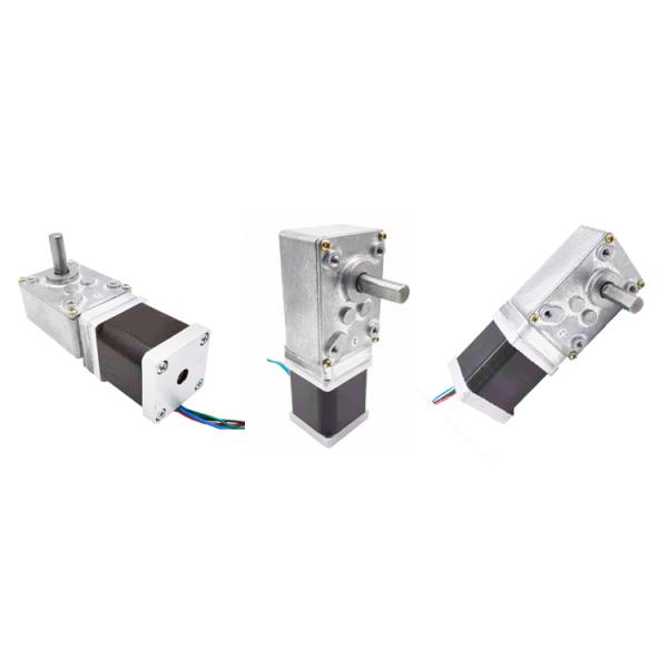 Nema 14 Metal Worm Geared Stepper Motor 0.9degree 1.8 Degree 2 Phase 35mm