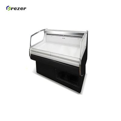 Big Meat Display Freezer Island Supermarket Refrigerated Display Cases For Pork Beef