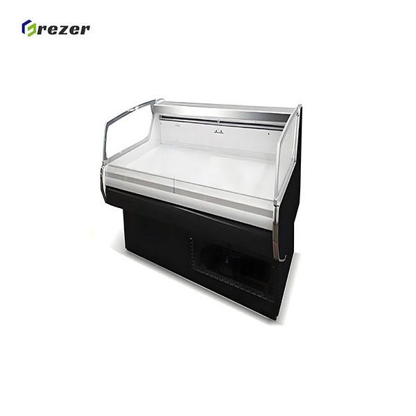 Big Meat Display Freezer Island Supermarket Refrigerated Display Cases For Pork Beef