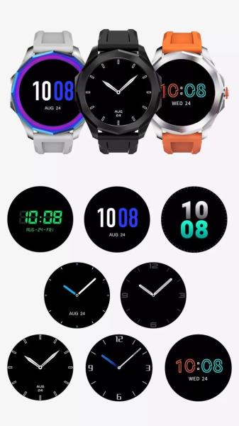 Smart Watch de aço inoxidável desportivo carregável do Smart Watch 5ATM da bateria 42mm