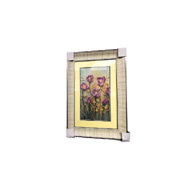 A casa imprimível da arte do quadro do metal de tapeçaria decora o ornamento chapeado