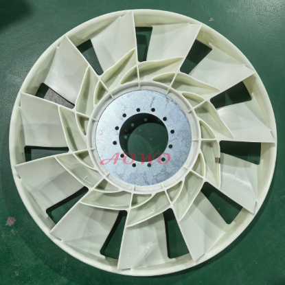 020005339,650mm Aluminium Truck Fan Blade OEM Standard for Heavy Duty Truck Cooling System