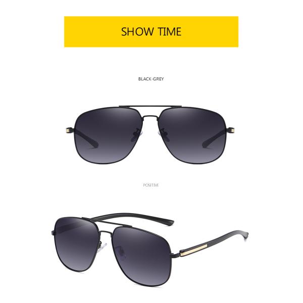 Unique Trending Uv400 Polarized Sunglasses BSCI Square Ocean Lens