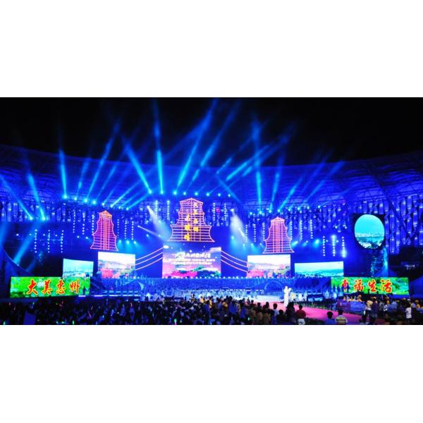 Newest Rental LED Screen P1.5 P1.9 P2.6mm 7680 High Refresh Rate Panel Curved Shape Screen For Stage Show Event