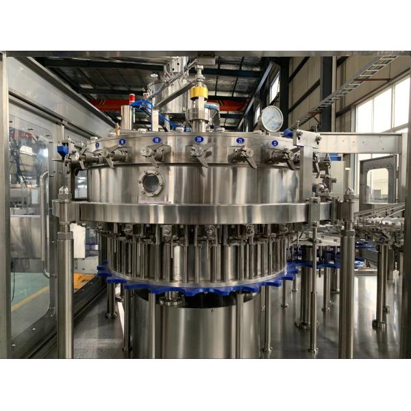 Small Bottle 24 Heads 6000BPH Water Bottling Equipment For Carbonated Soda