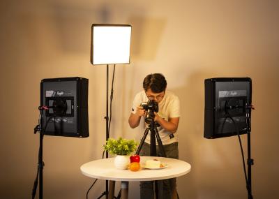 50W Bi - Color Flaglite LED Studio Lighting Kit SMD LED Type High Brightness