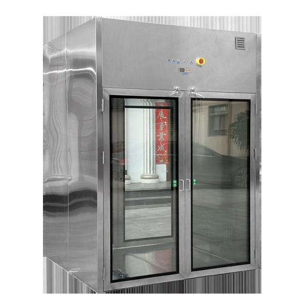 Double Door Stainless Steel Air Shower Pass Box with 5 Years Warranty for Clean Room Contamination Control