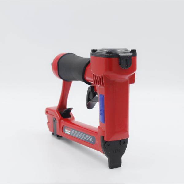 22 Gauge Fine Crown Air Pneumatic Staple Gun RED Air Stapler 7116 Reciprocating Type