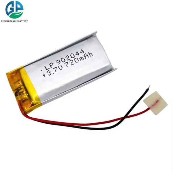 Bateria recarregável de polímero de lítio 902044 de 3,7 V 720 mAh para produtos digitais