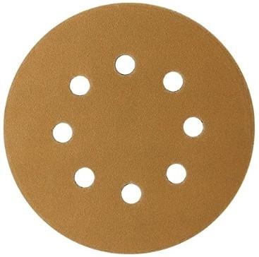 Sandpaper Aluminum Oxide Hook Loop Sanding Discs 6inch 15 / 17 Holes