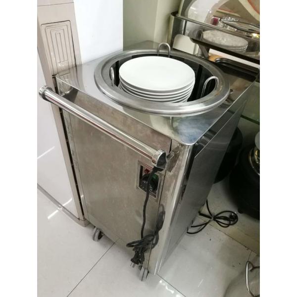 электрические блюда емкости 50 тележки грелки плиты 1-Холдер, одиночный хэатед распределитель блюда, коммерчески оборудование шведского стола