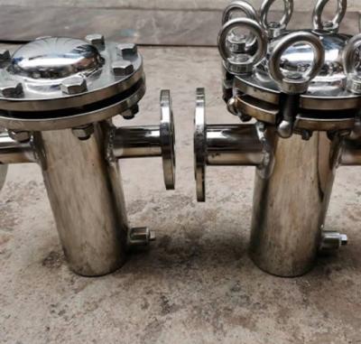 dispositivo de aço inoxidável da descontaminação do gasoduto do filtro do filtro da cesta 304 316