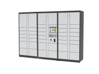 Cabinet intelligent livré par meubles commerciaux de colis de logistique de casier de colis