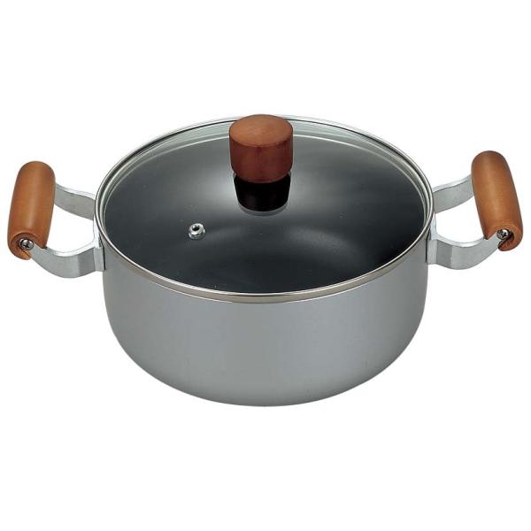 Бак соуса Эко дружелюбный проштемпелеванный Нонстик с деревянной ручкой