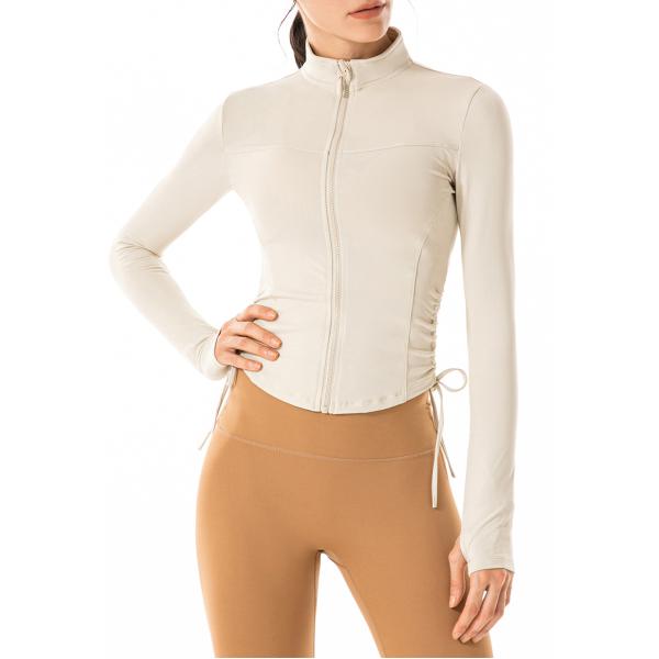 Верхние части Drawstring застегивают на молнию куртку верховой езды мягкие женщины показывают конноспортивную одежду