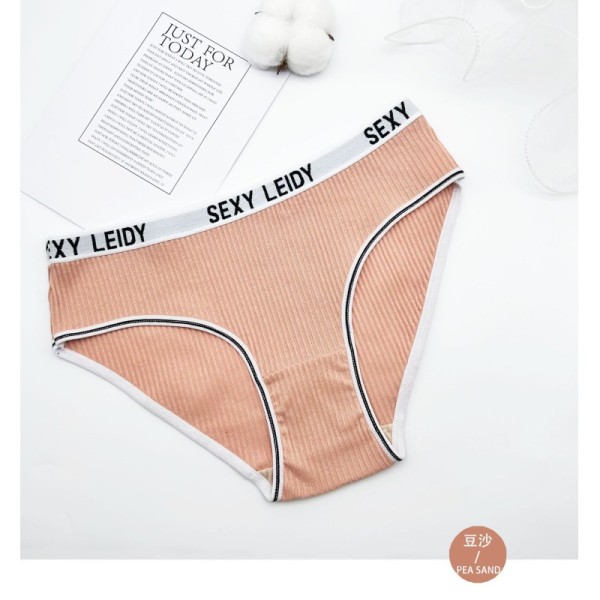 Wholesale Women High Quality 95% Cotton Fashionable Belt M-xl Women Brief Quality Slips Cotton Femme Lady Panty Briefs
