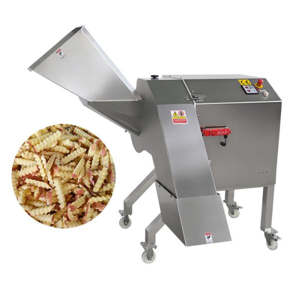 JIUYING High Performance Food And Potato Crinkle Cut French Fries Cutting Machine