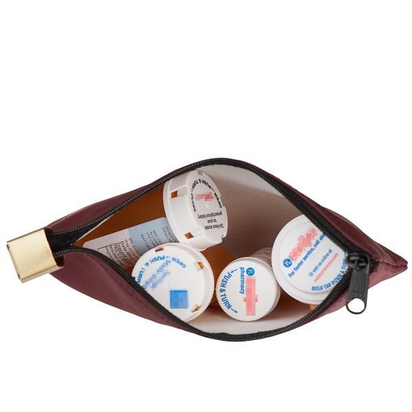 LAMINATED NYLON LOCKABLE MEDICINE BAG WATERPROOF LARGE CAPACITY MEDICINE BAG PORTABLE - CUSTOMIZED