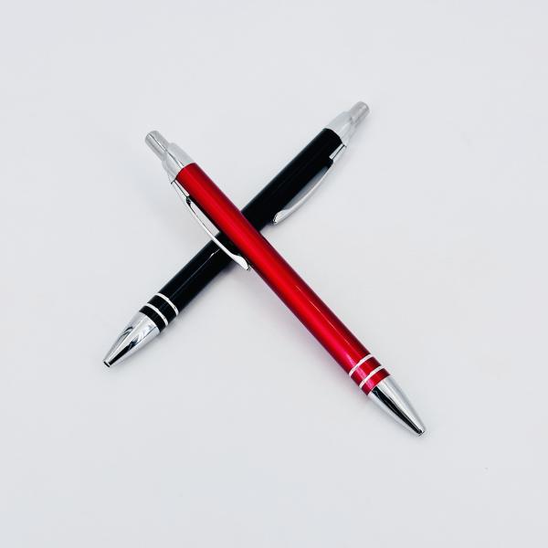 Oficina Negocios de metal de aluminio de prensa bolígrafo de alta calidad bolígrafo de logotipo personalizado