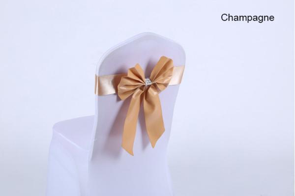 Wedding Banquet Chair Bands With Buckle Sashes Bows