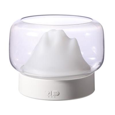 A névoa fresca colorida ultrassônica do diodo emissor de luz 400ML da casa Scented o difusor transparente do aroma do óleo essencial