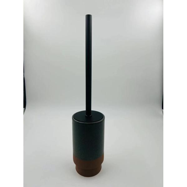 Керамические аксессуары для ванной комнаты Круглая форма Двухцветный черный насос для мыла Домашние товары