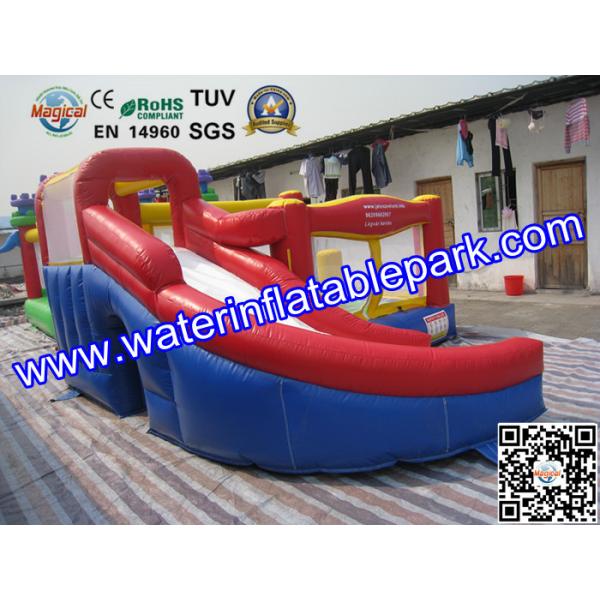 Professional Inflatable Bouncy Castle Combo 1500D PVC with Slide