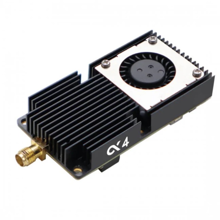 AKK Alpha 4 4W VTX-5.8GHz 80CH 1w/2w/3w/4w Power Switchable Smart Audio FPV Video Transmitter for Drones Accessories