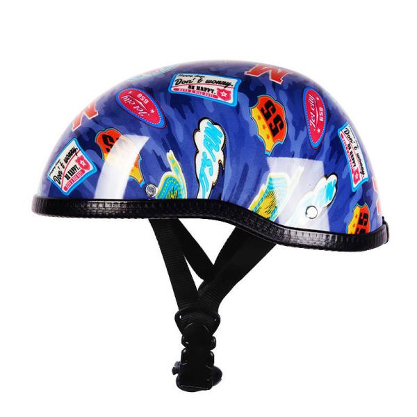 Motorcycle Retro Half Cruise Helmet Prince Motorcycle Helmet Vintage Motorcycle dot helmet M L XL XXL