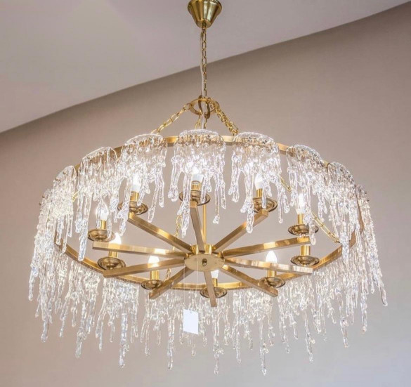 ODM OEM роскошного металла светов резиденции роскошного привесного стеклянный