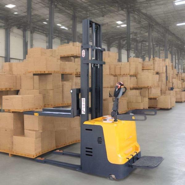 Electric Pallet Stacker 1 Ton 3.5m Self Loading Lifting Stacker Pallet Truck