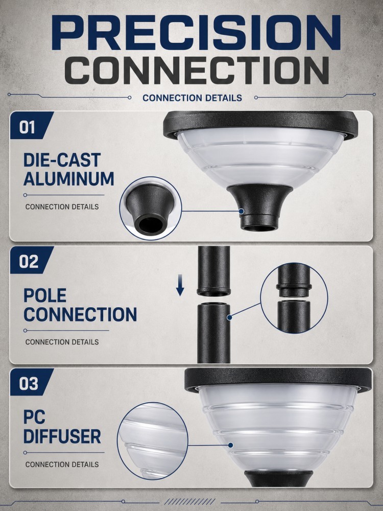 3W Conch Shape Solar Lawn Lights UV Resistant 120LM IP65 For Pathway Decorative Lighting