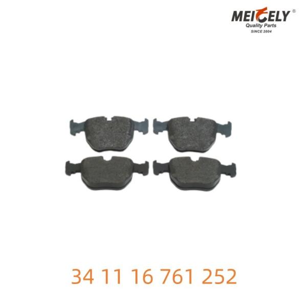Race-Tested 34 11 16 761 252 Brake Pad Set Proven Reliability For BMW