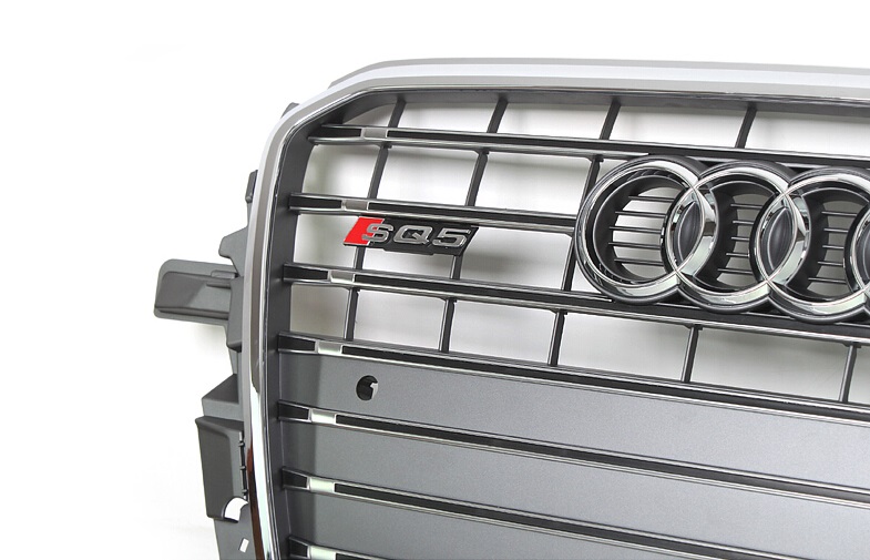 Модифицированная передняя авторешетка для Audi Q5 2013 SQ5 Style Chrome Grille