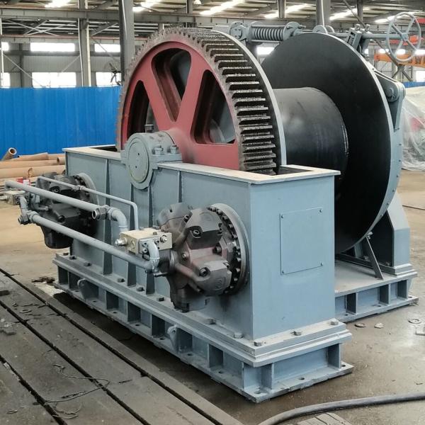 650KN Chain Dia 132mm Auto Tensioning Vessels Hydraulic Mooring Winch