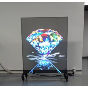 Full Color SMD2020 Transparent Grille Screens P2.6 Exhibition Hall Glass Outdoor Building Window Led Display Screen