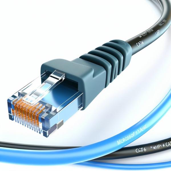 CAT6 Câble Ethernet FTP plat protégé par un écran sans démarrage