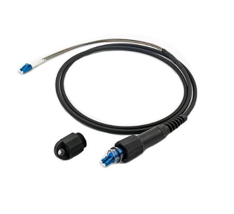 Conjuntos de cabo de fibra ótica do conector áspero exterior das soluções ZTE-PDLC Waterpoof do ambiente FTTA