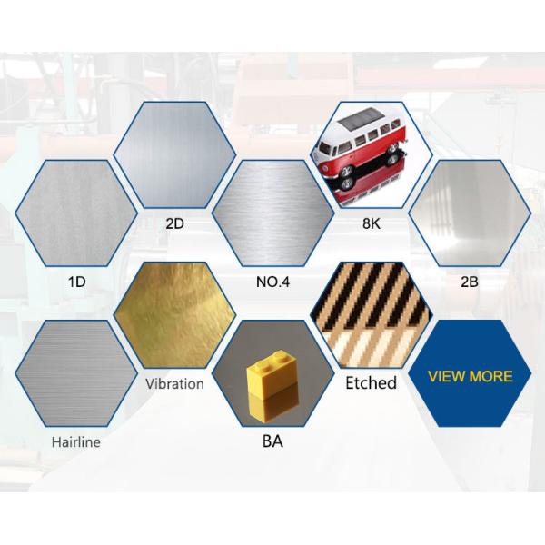 Alloy Stainless Steel U Channel Trim 6mm Thickness 2B Embossed