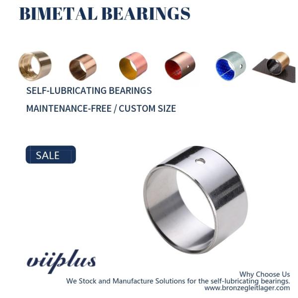 High Tin Aluminum Bearing & Groove Bushings AlSn20Cu Replace  Bushings