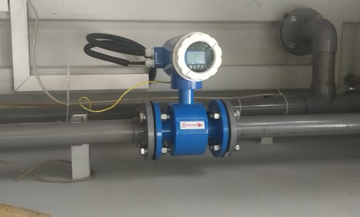 Long Lifespan Corrosion Resistant Magnetic Flow Sensor Electromagnetic Flow Transmitter