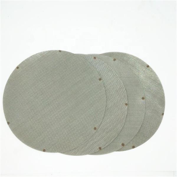 Metal Mesh Spin Pack Sintered Stainless Steel Filter Disc For Polymer Filtration