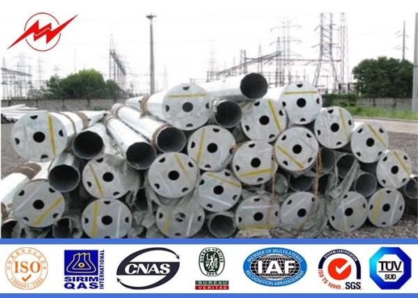 80FT 90FT 100FT Galvanized Mono Pole Tower Steel Monopole Transmission Tower
