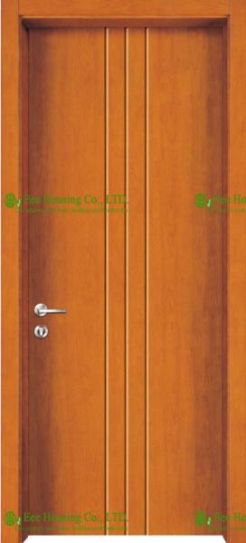 Prefinished Timber Veneer Wood Door For Bedroom, China Solid Core Wood Doors With Painting