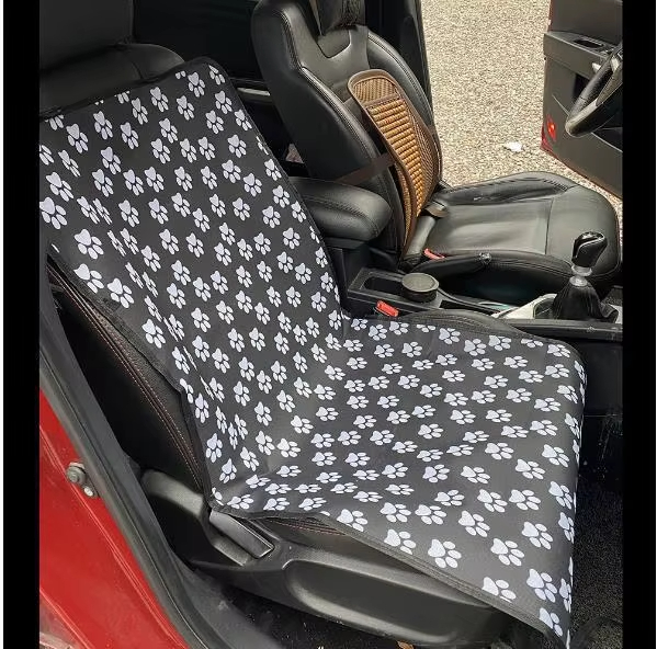 Customized Dog Back Seat Covers Durable Pet Car Seat Covers With Leash Folding Feeding Bowl