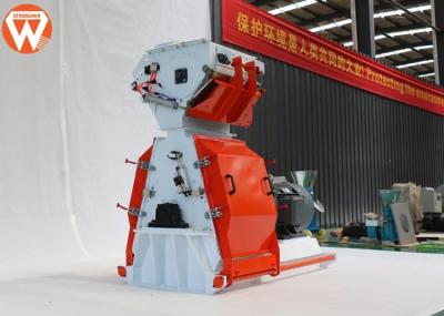 Cylinder Automatic Dust Removal Cattle Feed Grinding Machine , 6.7t/H Feed Mill Grinder
