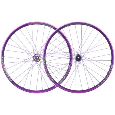 Customized 24 Inch Mountain Bike Wheelset Tubeless Rim Aluminum Braking Disc Brake Wheelset