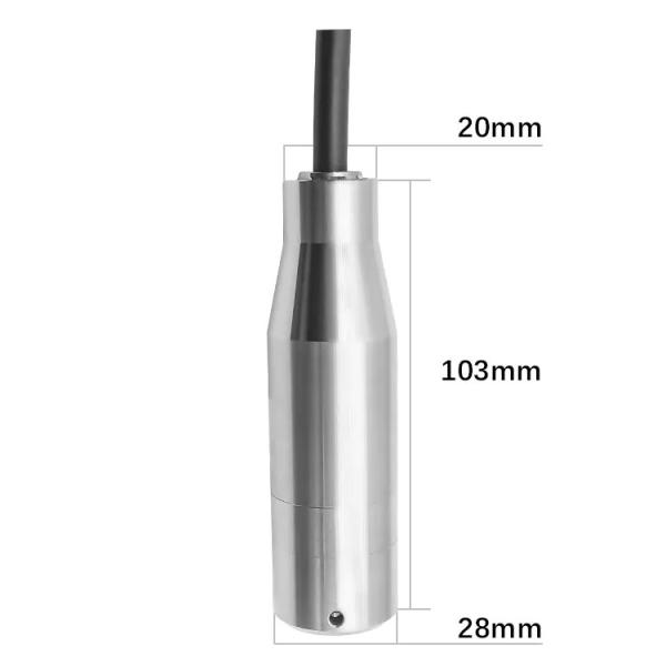 4-20mA Submersible Water Level Sensor for Water and Oil Level Measurement Working Temperature -20-80C RS485 IIC Interface
