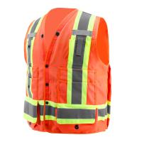 veste alta dois Tone Childrens High Vis Jackets da segurança da visibilidade de 9xl 4xl 5xl com logotipo